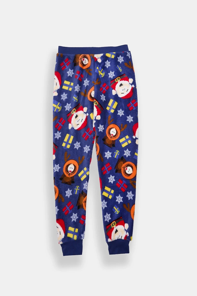 Youth South Park Christmas Plush Pajama Pant