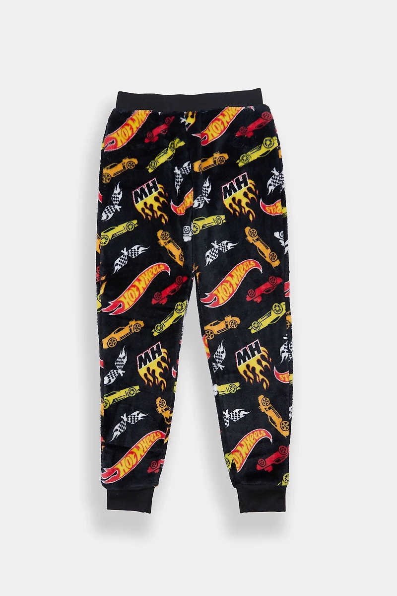 Pantalon de pyjama en peluche Hot Wheels junior