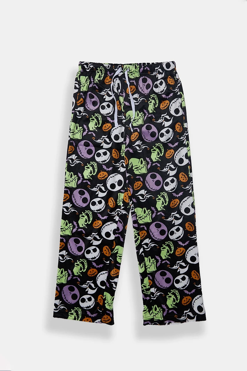 Youth Jack Skellington Plush Pajama Pant