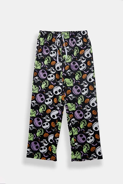 Youth Jack Skellington Plush Pajama Pant