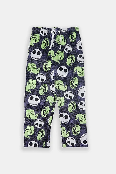 Youth Jack Skellington Halloween Plush Pajama Pant