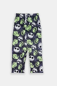 Pantalon de pyjama en peluche Jack Skellington d'Halloween junior