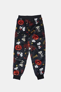 Youth Spooky Snoopy Plush Pajama Pant