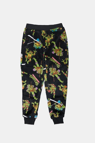 Youth TMNT Plush Pajama Pant