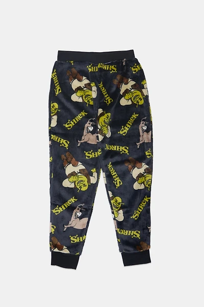 Pantalon de pyjama en peluche Shrek et Donkey junior