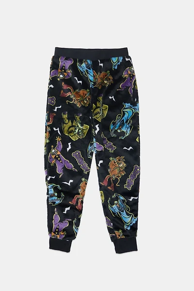 Youth Spooky Scooby-Doo Plush Pajama Pant