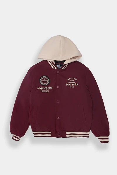 Veste universitaire en nylon Zoo York junior