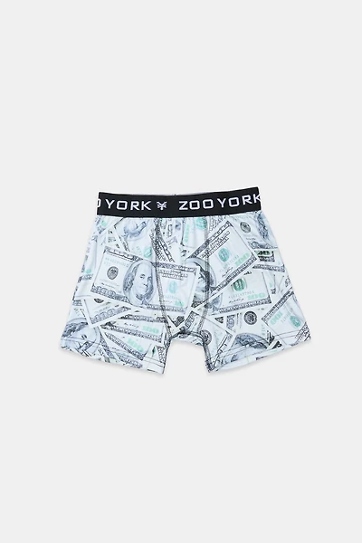 Zoo York Youth Money Print Boxer Brief