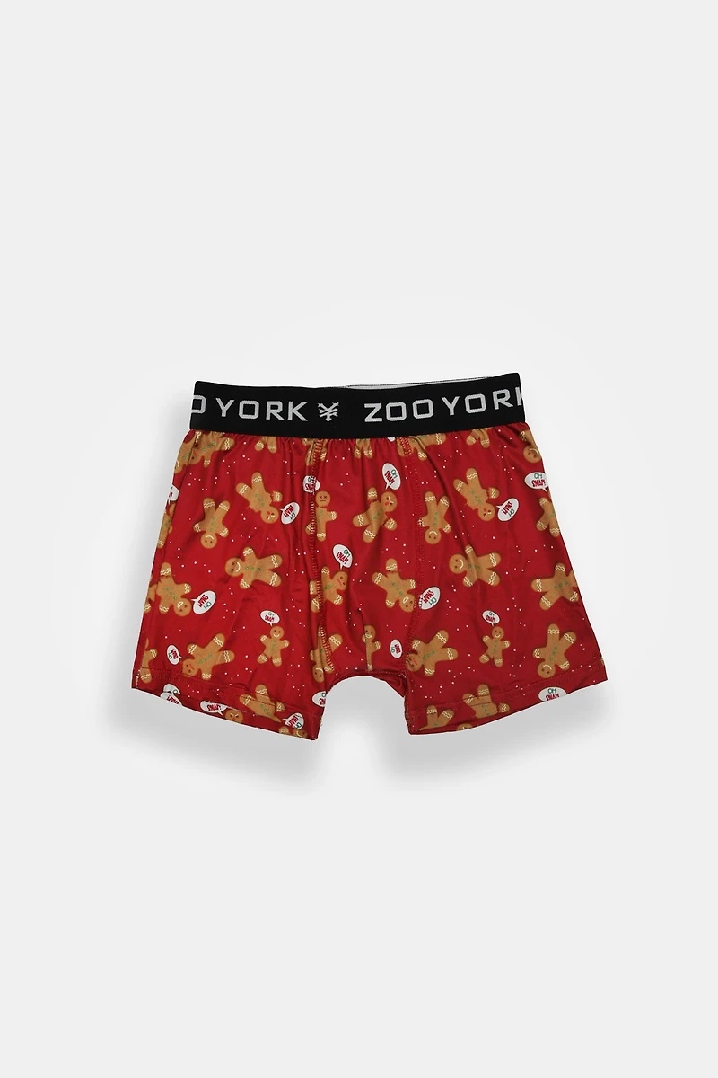 Zoo York Youth Gingerbread Christmas Boxer Brief