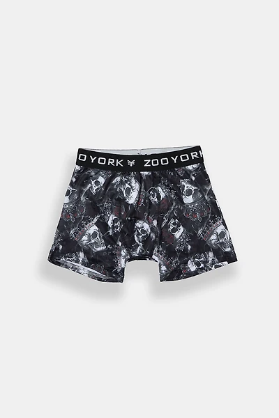 Zoo York Youth Skulls & Smoke Boxer Brief