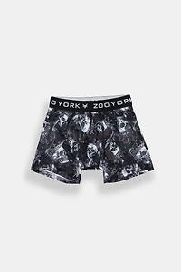 Boxer imprimé crânes et fumée Zoo York junior