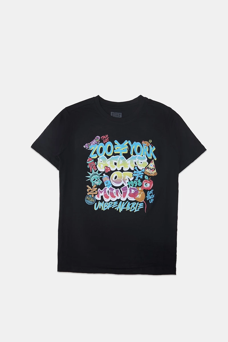 Zoo York Youth State Of Mind Graffiti T-Shirt