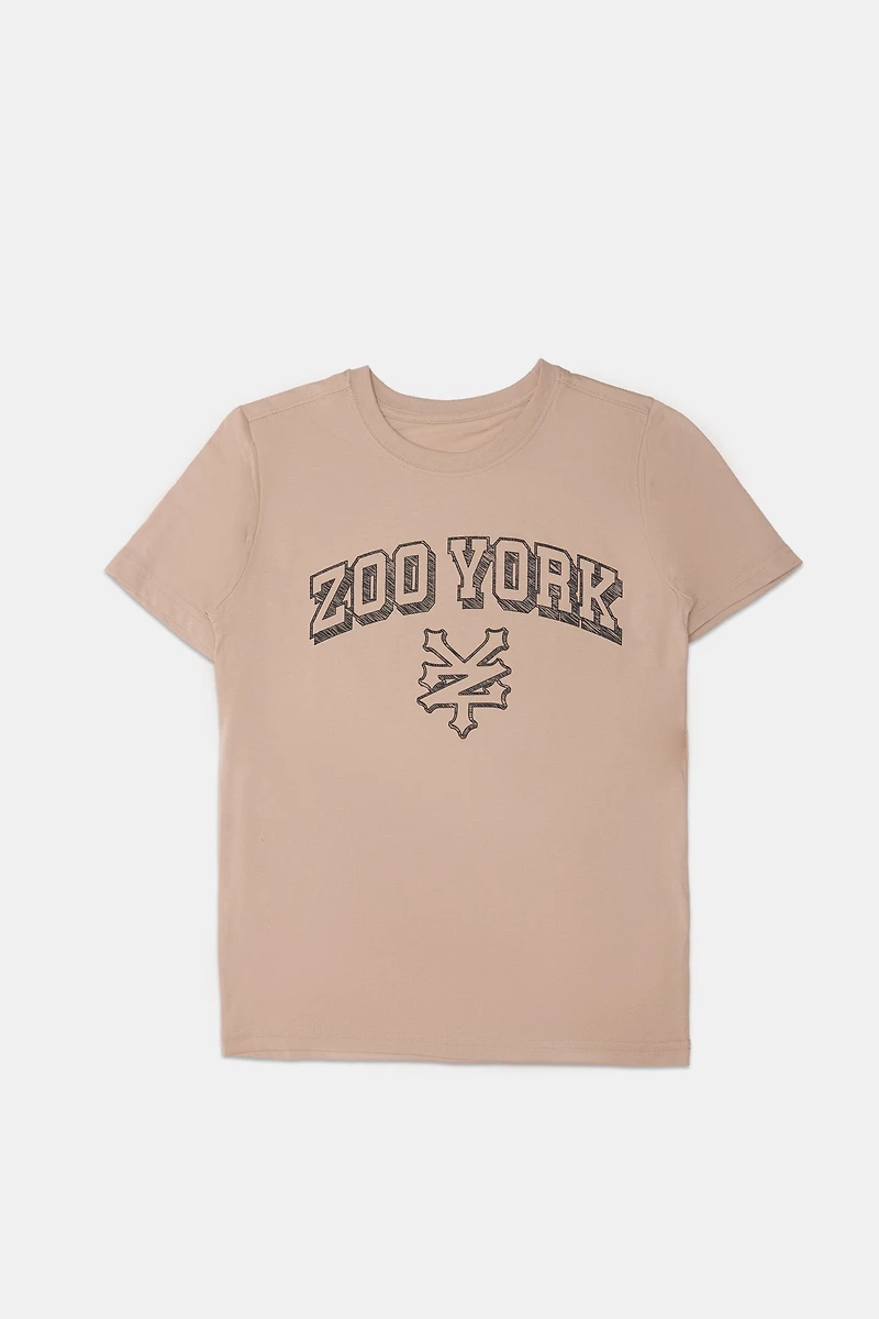 T-shirt imprimé logo effet 3D Zoo York junior