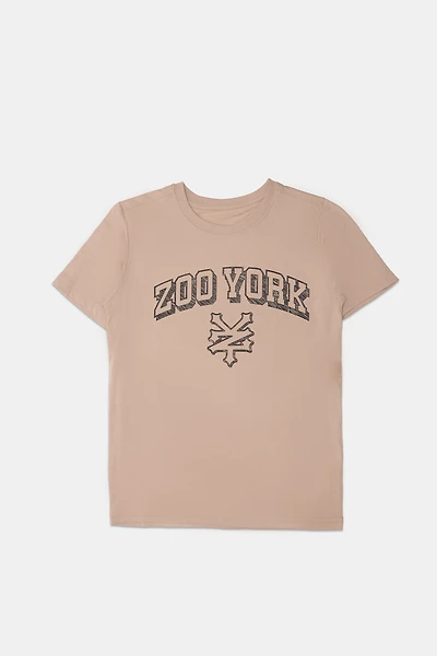 T-shirt imprimé logo effet 3D Zoo York junior