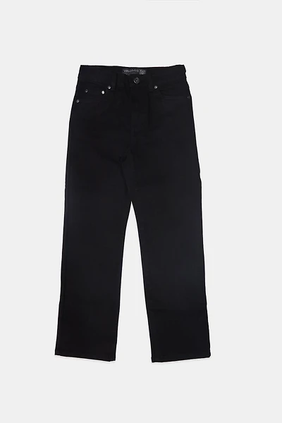 Youth Straight Leg Black Jeans