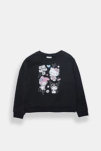 Sweatshirt imprimé Hello Kitty Roll With It fille