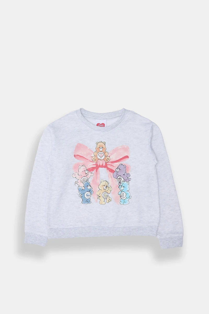 Sweatshirt imprimé noeud Care Bears fille