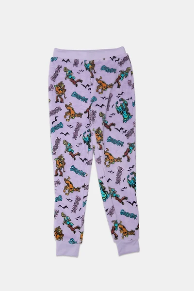 Girls Scooby-Doo Halloween Plush Pajama Pant