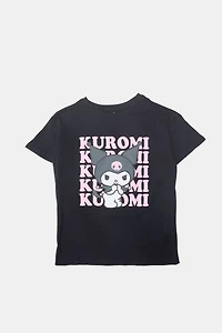 Girls Kuromi Graphic T-Shirt