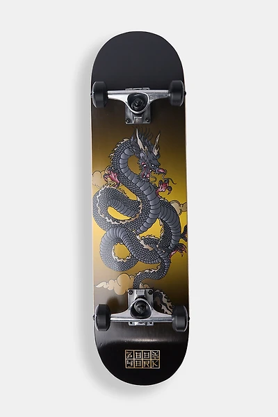 Zoo York Dragon Gold Fade Skateboard 8"