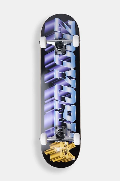 Skateboard imprimé logo 3D métallique Zoo York 7.75"