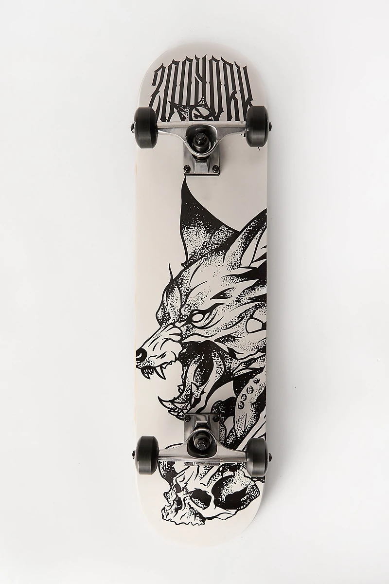 Zoo York Wolf Sketch Skateboard 7.75"