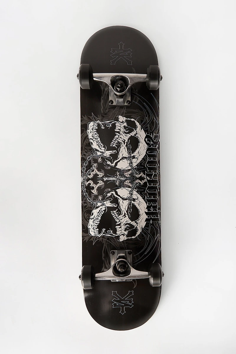 Zoo York Twin Skull Skateboard 7.75"