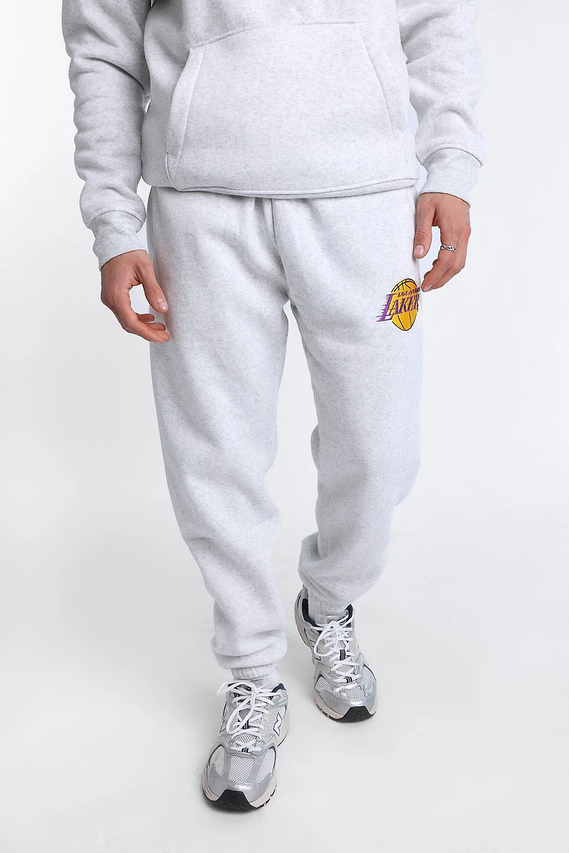 Jogger en molleton brodé LA Lakers