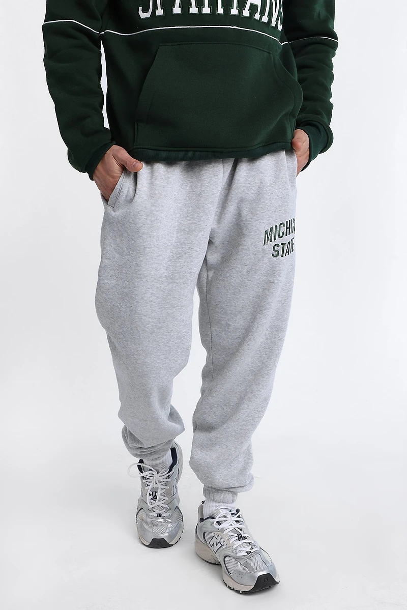 Jogger en molleton brodé Michigan State Spartans