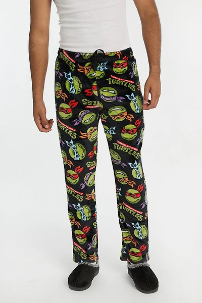 Pantalon de pyjama en peluche Teenage Mutant Ninja Turtles homme