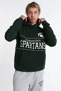 Haut à capuchon panneaux brodé Michigan State Spartans