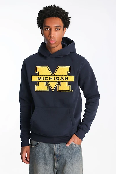 Haut à capuche logo chenille Michigan Wolverines