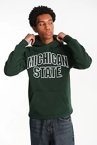 Haut à capuchon logo chenille Michigan State University