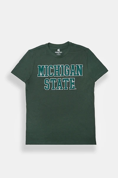 T-shirt imprimé logo Michigan State homme