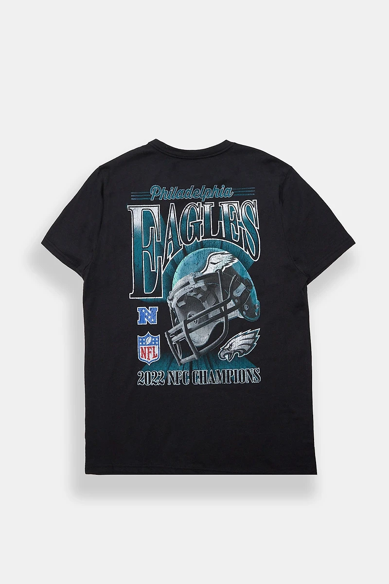 Mens Philadelphia Eagles Graphic Oversized Tee
