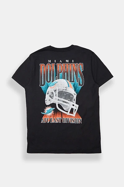 T-shirt surdimensionné imprimé Miami Dolphins homme