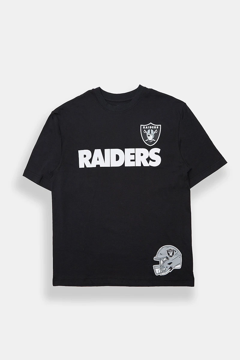 T-shirt surdimensionné imprimé Las Vegas Raiders HD homme