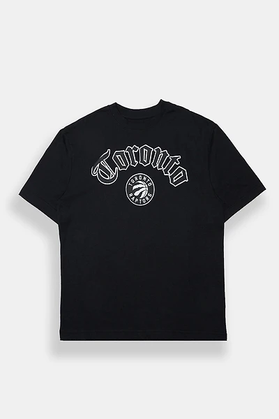 T-shirt surdimensionné imprimé style script Toronto Raptors homme