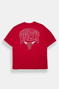 T-shirt surdimensionné imprimé Chicago Bulls homme