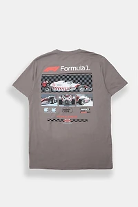 T-shirt imprimé F1 homme