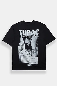 T-shirt surdimensionné imprimé Tupac The Rose That Grew From Concrete homme
