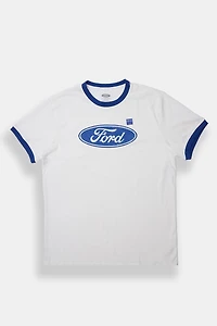 T-shirt ringer imprimé logo Ford