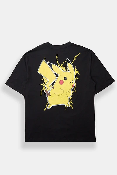 T-shirt surdimensionné imprimé Pokémon Pikachu