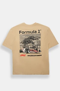 T-shirt surdimensionné imprimé Formula 1 Racing Division