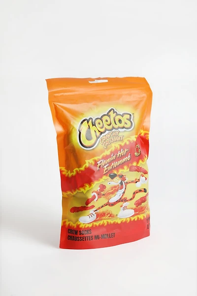 Chaussettes Flamin' Hot Cheetos - Paquet-cadeau de 2