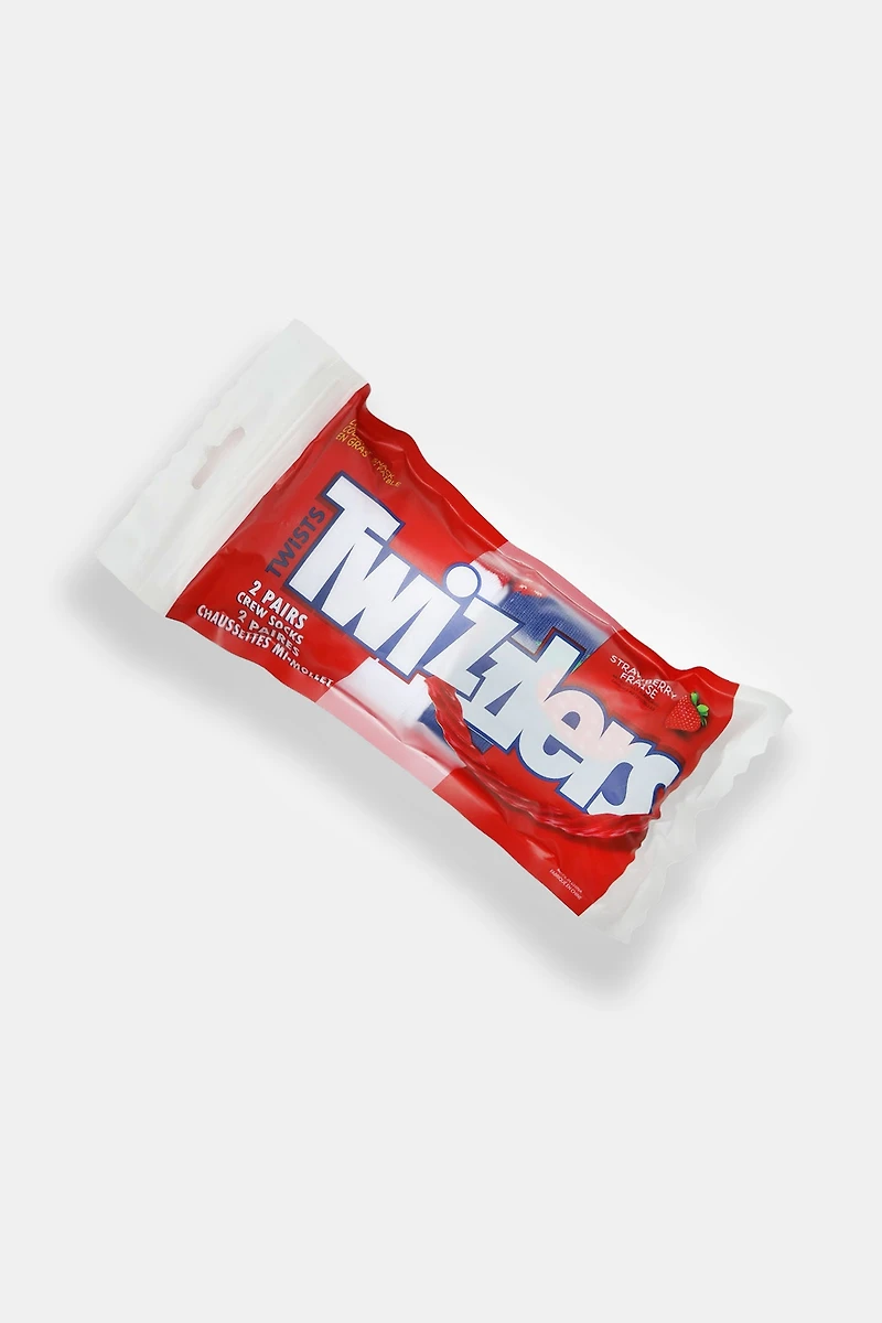 Twizzlers Crew Socks - Giftable 2-Pack