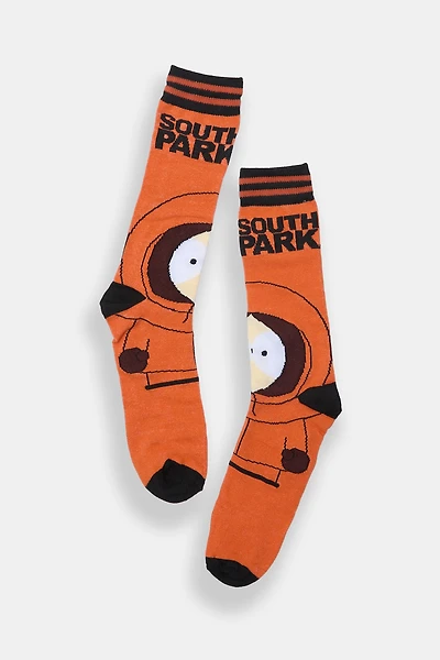 Kenny South Park Printed Jacquard Crew Socks