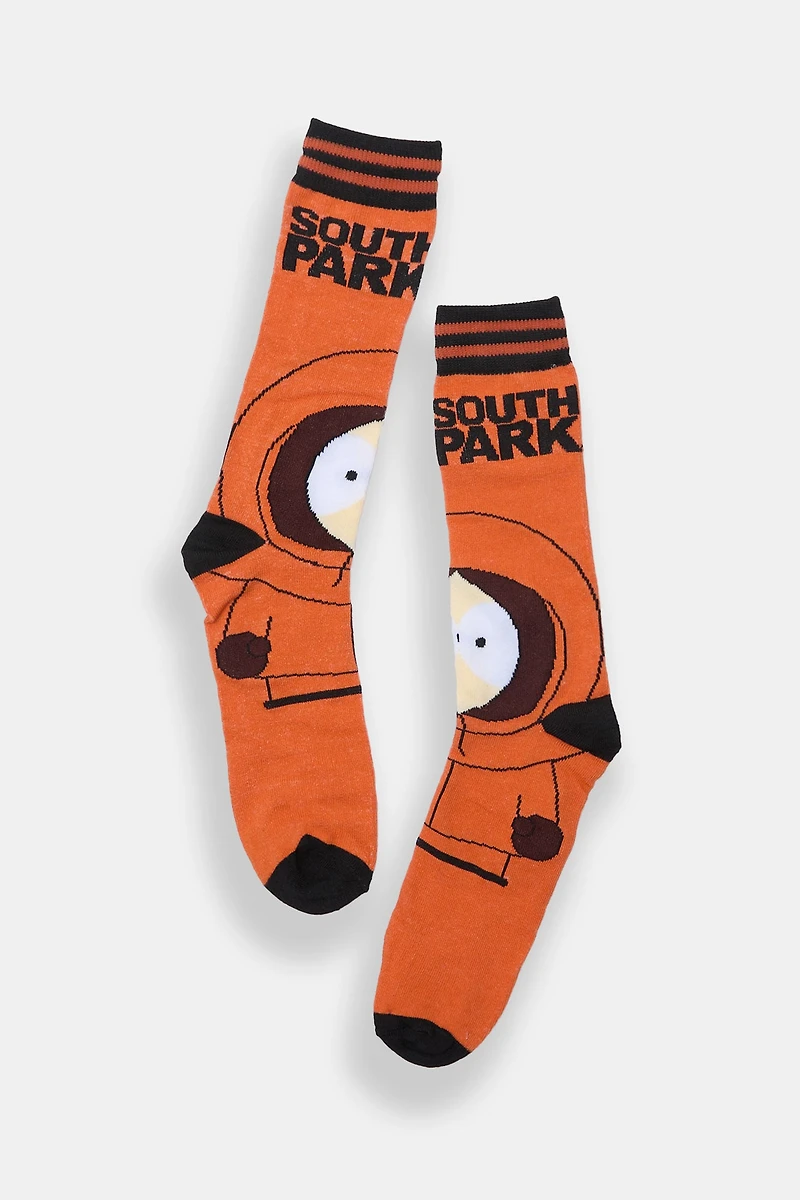 Chaussettes jacquard imprimées Kenny South Park