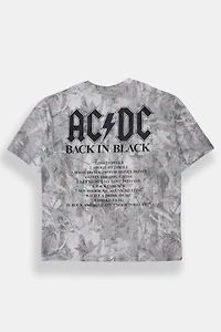 T-shirt camouflage arbres imprimé AC/DC Back Black homme