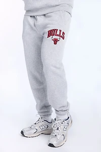 Mens Chicago Bulls Grey Melange Sweatpant